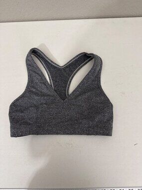 Danskin Heather Gray Racerback Sports Bra Small Med
